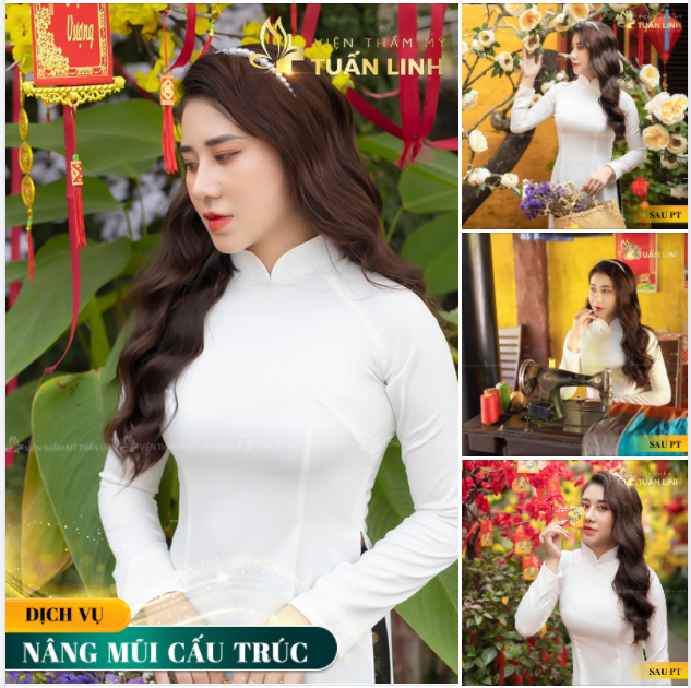 Cô nàng 9X đẹp thu hút với dáng mũi Angel Line cao tây.