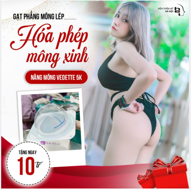 GẠT PHẲNG MÔNG LÉP - HÓA PHÉP MÔNG XINH