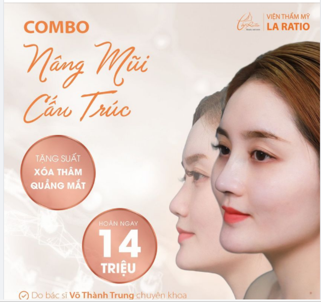 Hoàn ngay 14 triệu khi nâng mũi cấu trúc tại La Ratio