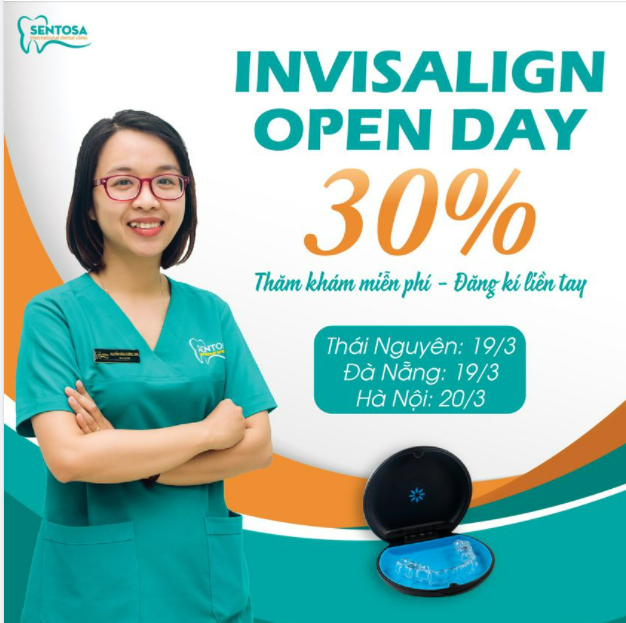 INVISALIGN OPEN DAY TING TINGCƠ HỘI CHỈNH NHA VỚI ƯU ĐÃI LỚN LẠI ĐẾN RỒI 