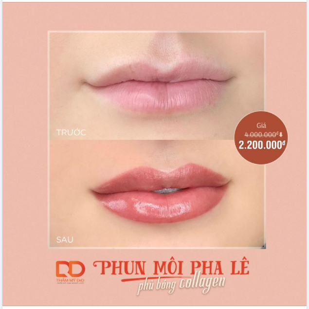 LỢI ÍCH CỦA ​​​​​​​ PHUN MÔI PHA LÊ có thể các nàng chưa biết.