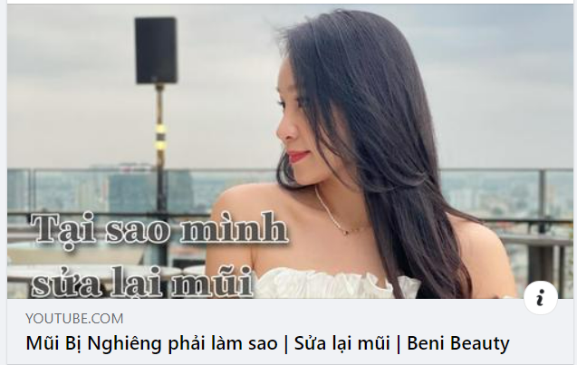 Một chia sẻ rất chân thực từ chính chủ về hành trình đi tìm chiếc mũi tự nhiên và ưng ý.