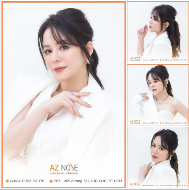 Nàng GenZ đẹp thu hút với dáng mũi Sline cao