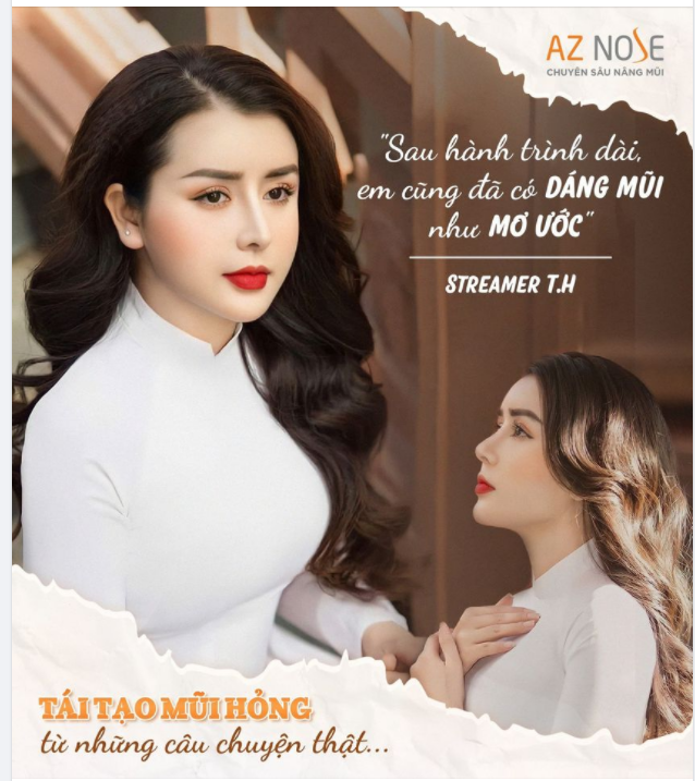 Nàng Streamer phất lên sau 2 năm tái tạo dáng mũi