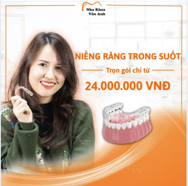 NIỀNG RĂNG TRONG SUỐT, TRỌN GÓI CHỈ 24 TRIỆU