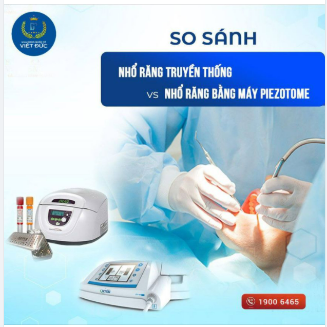 SO SÁNH NHỔ RĂNG TRUYỀN THỐNG VÀ NHỔ RĂNG BẰNG SÓNG SIÊU ÂM PIEZOTOME