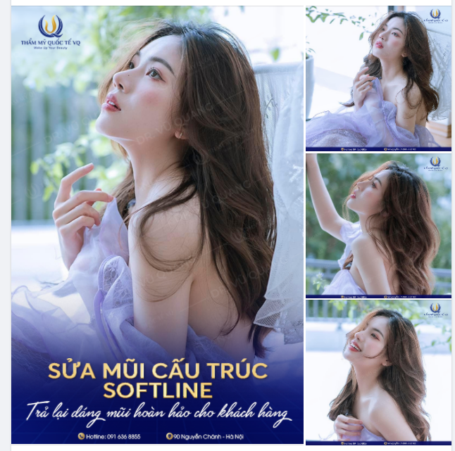 Sửa lại mũi hỏng cho nàng Hot Tiktoker Bé Gấu