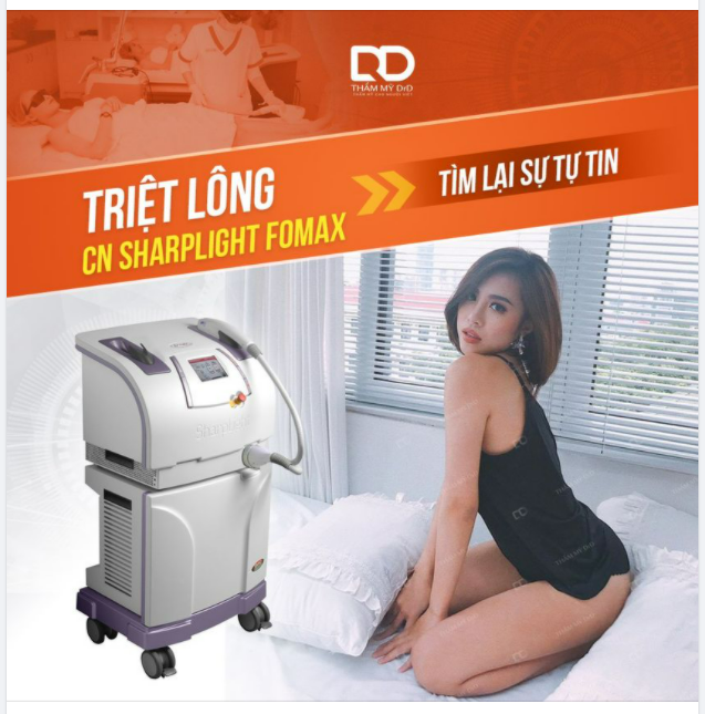 Triệt lông CN Sharplight Fomax - Tìm lại sự tự tin.