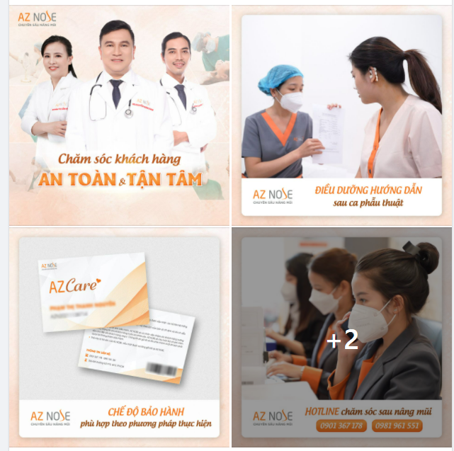 Bạn sẽ được AZ NOSE chăm sóc thế nào sau khi nâng mũi