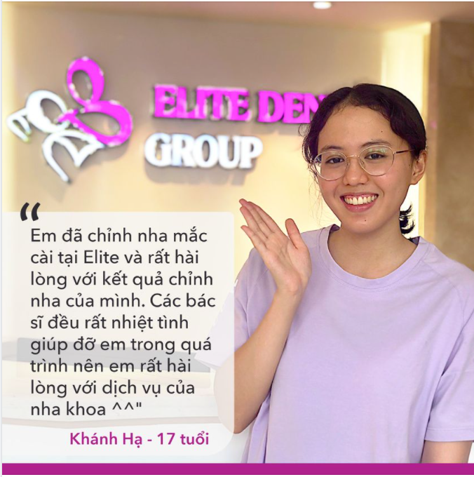 Cảm ơn Khánh Hạ đã đồng ý cho phép Elite ghi lại khoảnh khắc xinh xắn rạng rỡ sau tháo niềng răng