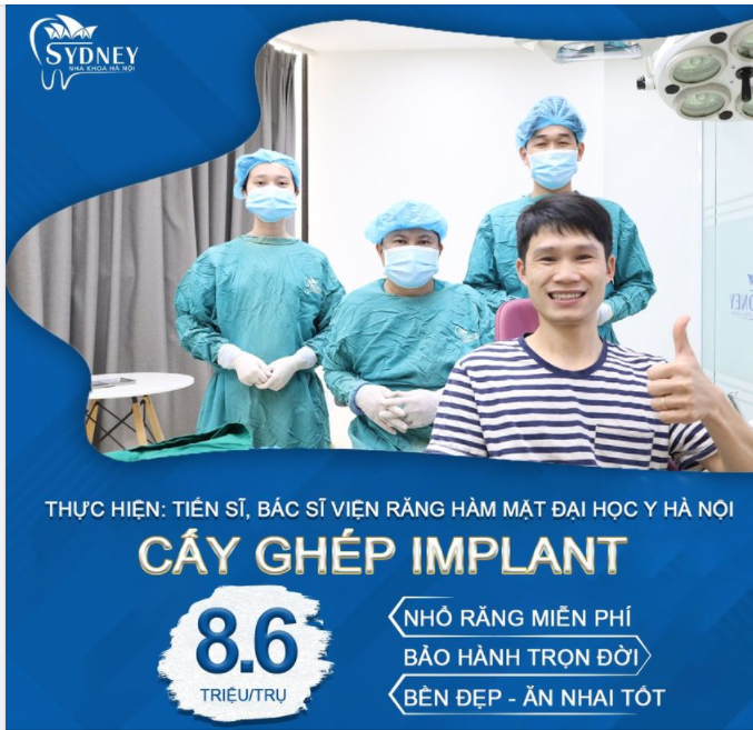 CẤY GHÉP IMPLANT - LÀNH THƯƠNG NHANH, ĂN NHAI THOẢI MÁI