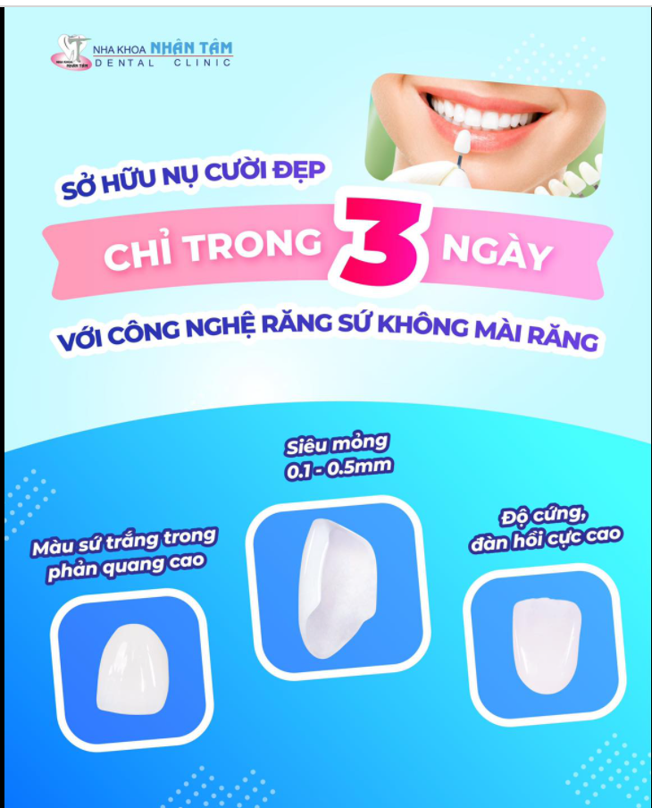 CHỈ 3 NGÀY CÓ NGAY NỤ CƯỜI ĐẸP