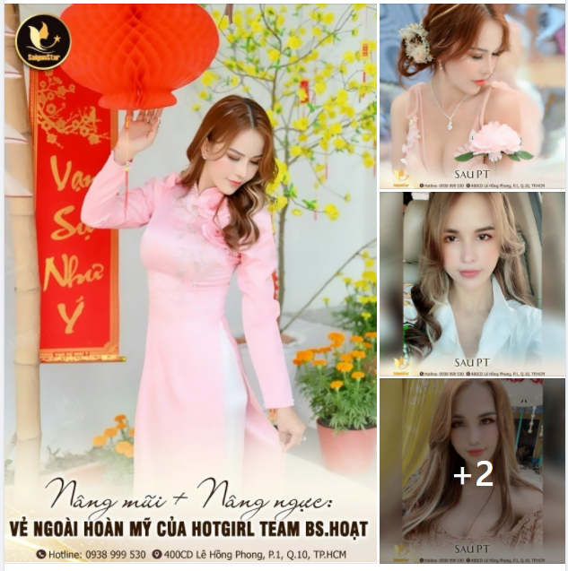 COMBO NÂNG MŨI + NÂNG NGỰC TẠO NÊN VẺ NGOÀI HOÀN MỸ CỦA HOTGIRL TEAM BS.HOẠT