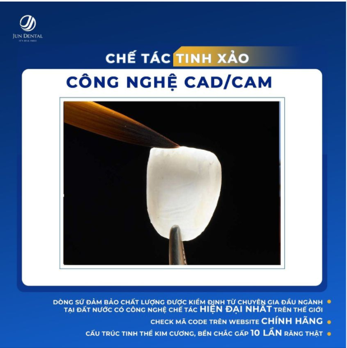 Công nghệ CAD/CAM trong chế tác răng sứ cụ thể nằm ở bước nào?