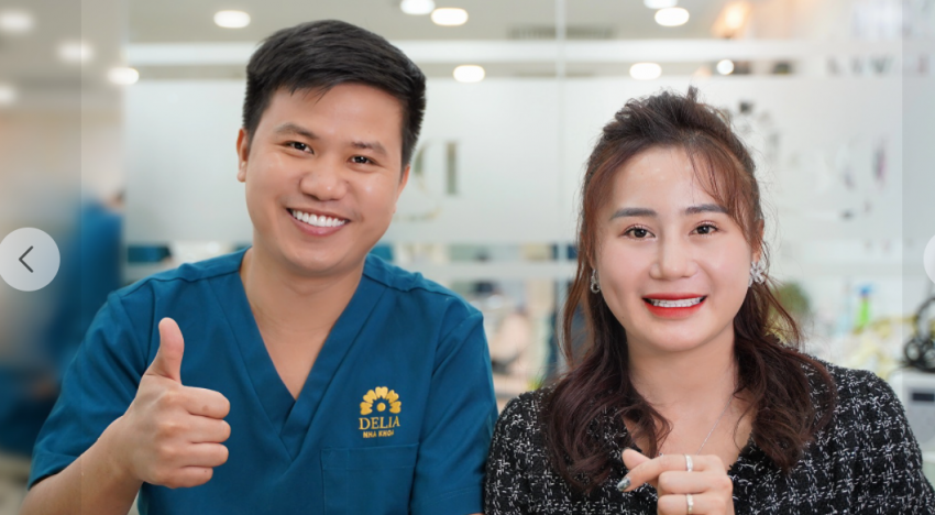 Delia rất tự hào khi được chị Vân đặt trọn niềm tin để góp phần khi tạo nên nụ cười song hành khỏe đẹp.