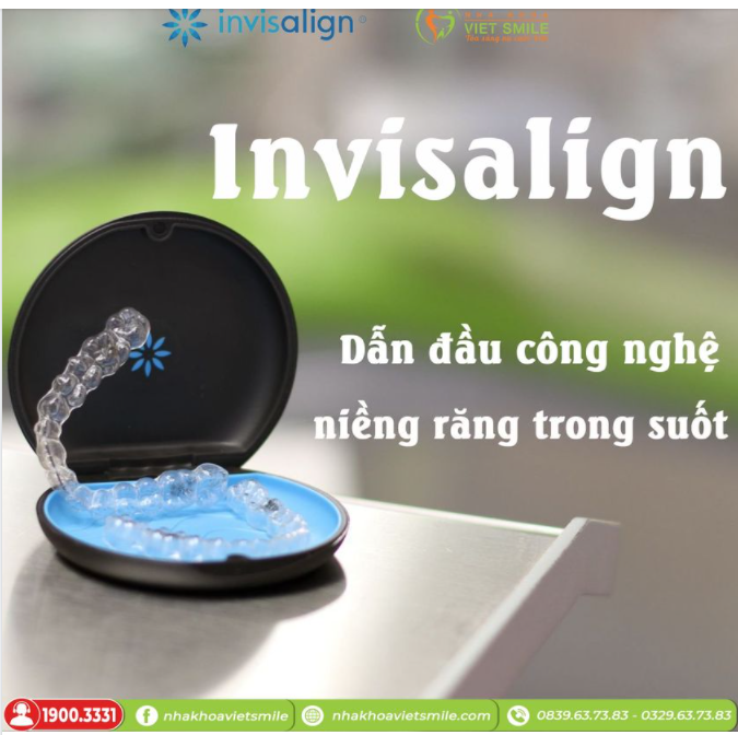 INVISALIGN - DẪN ĐẦU CÔNG NGHỆ NIỀNG RĂNG TRONG SUỐT