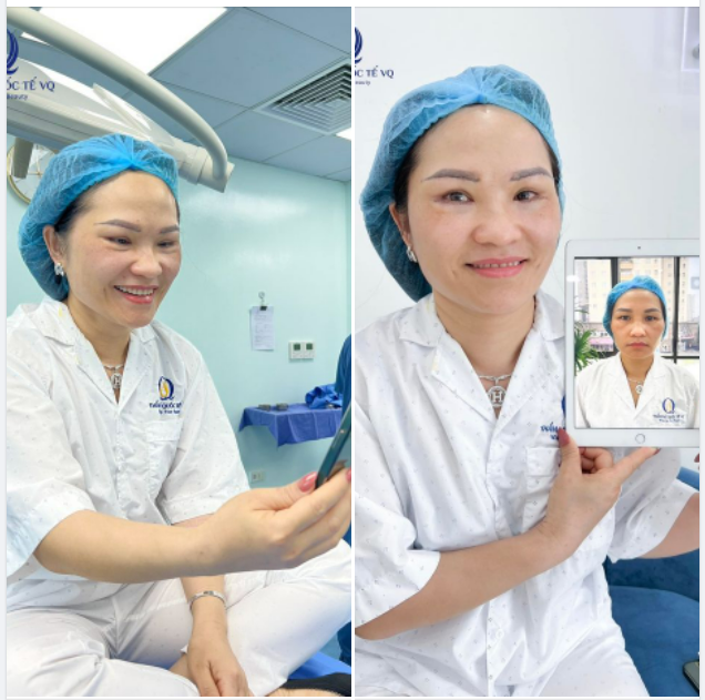 Khách hàng cười rạng rỡ  THAY ĐỔI NHIỀU QUÁ!