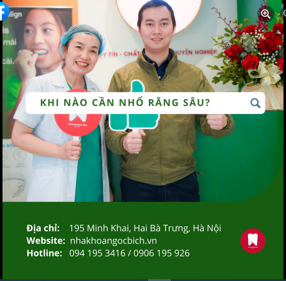 KHI NÀO CẦN NHỔ RĂNG SÂU?