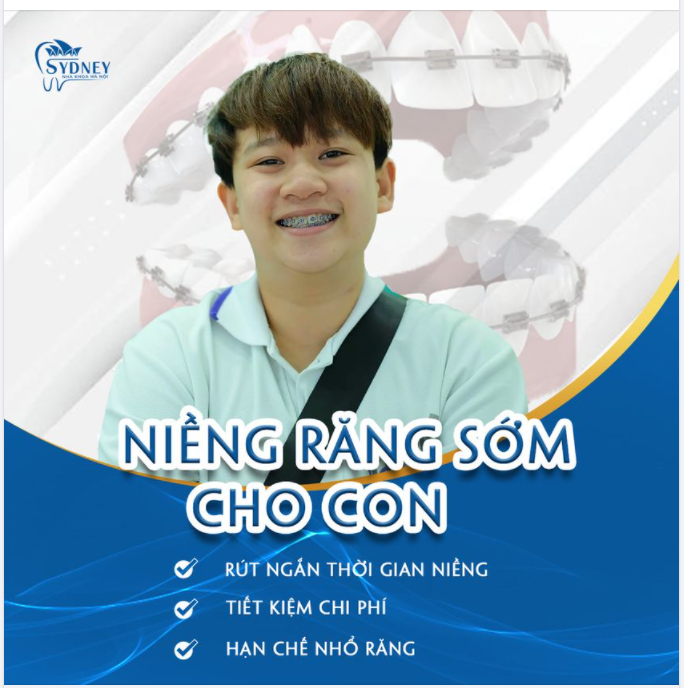 LỢI ÍCH CỦA VIỆC NIỀNG RĂNG SỚM