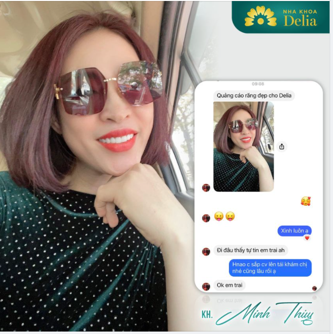 Mỗi nụ cười song hành khỏe đẹp và sự hài lòng của khách hàng là nguồn động viên dành tặng cho Delia