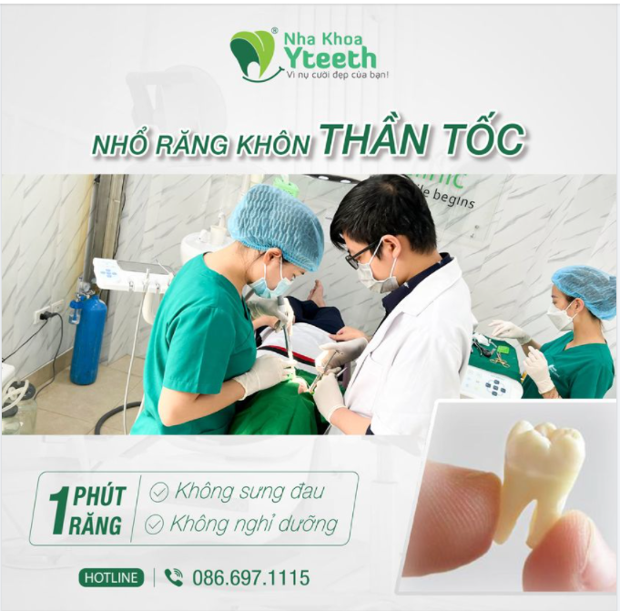 NHỔ RĂNG KHÔN KHÔNG ĐAU CHỈ SAU 1 PHÚT!