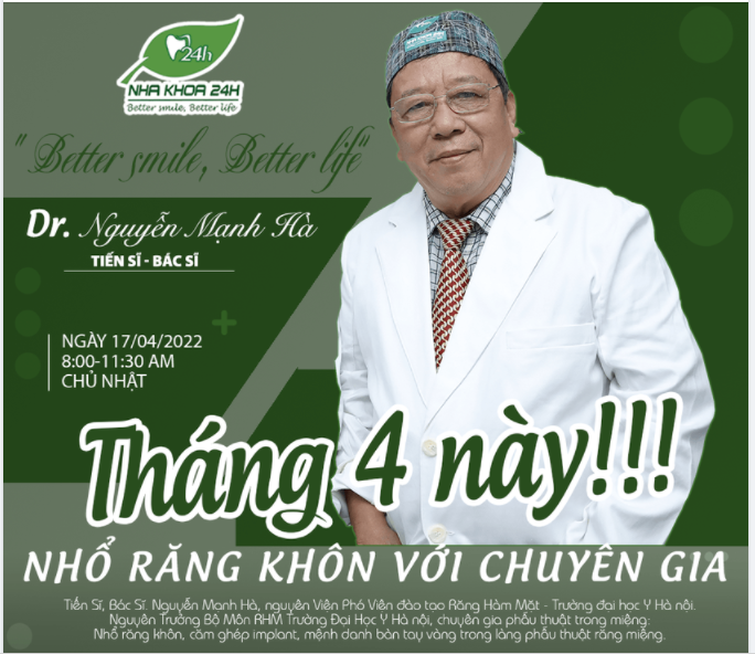 NHỔ RĂNG KHÔN VỚI CHUYÊN GIA ĐẦU NGÀNH