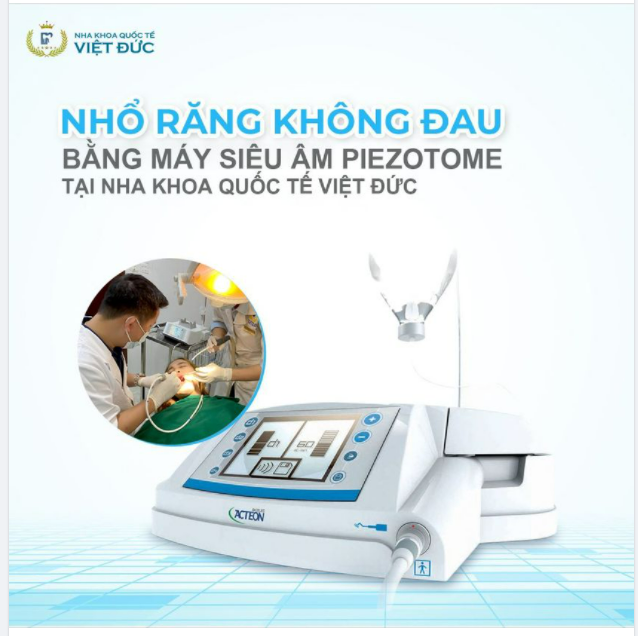 NHỔ RĂNG KHÔNG ĐAU BẰNG SÓNG SIÊU ÂM PIEZOTOME