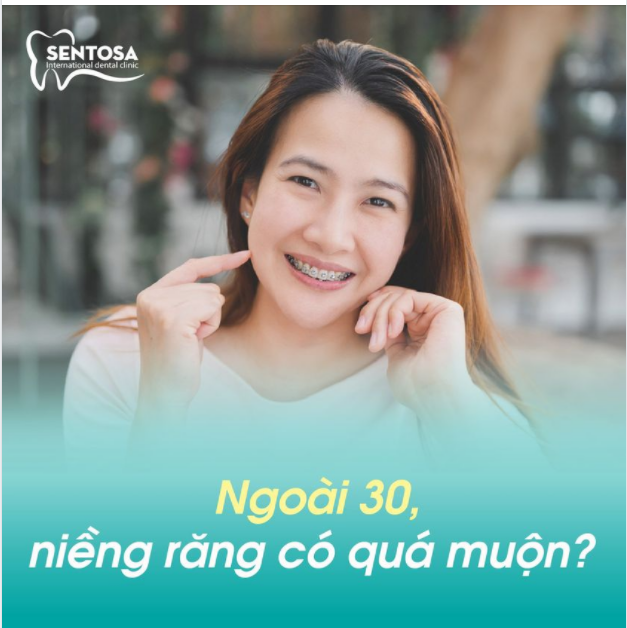 Ở độ tuổi ngoài 30, chúng ta thường cảm thấy ngại ngùng hơn với chuyện niềng răng dù chưa hài lòng với hàm răng nhiều khuyết điểm và gặp khó khăn trong sinh hoạt.