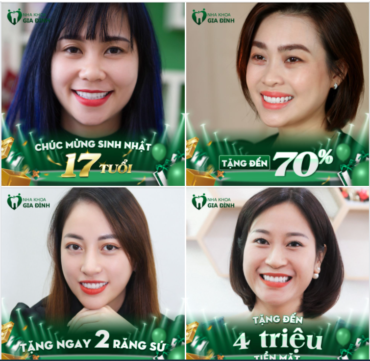 THÁNG SINH NHẬT - LÀM RĂNG THẨM MỸ NHẬN ƯU ĐÃI KHỦNG