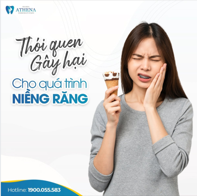 THÓI QUEN GÂY HẠI CHO QUÁ TRÌNH NIỀNG RĂNG