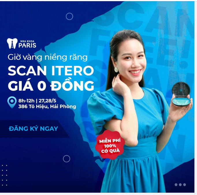 2 NGÀY VÀNG SCAN RĂNG ITERO MIỄN PHÍ