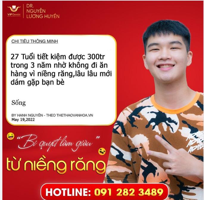 "BÍ QUYẾT LÀM GIÀU" TỪ NIỀNG RĂNG, BẠN ĐÃ BIẾT CHƯA?