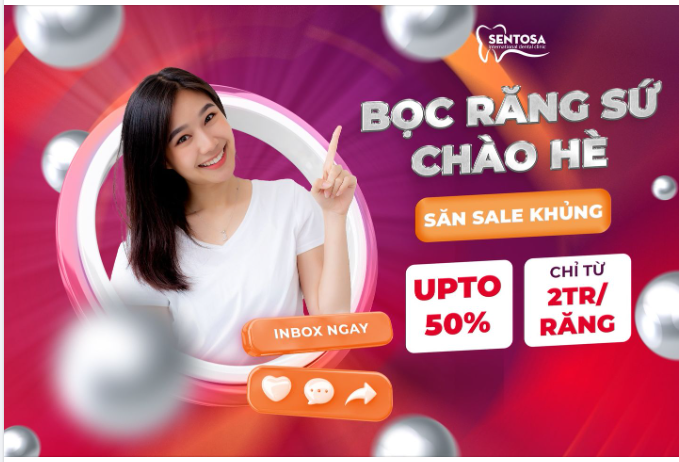 BỌC RĂNG SỨ CHÀO HÈ, SĂN SALE KHỦNG