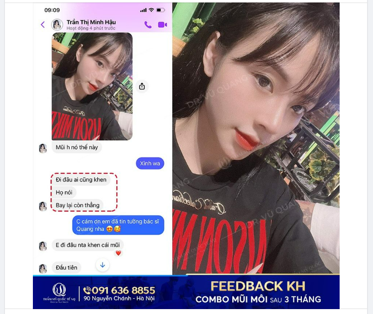 Cô nàng 2k1 truyền cảm hứng cho rất nhiều người bạn cùng tới VQ làm đẹp