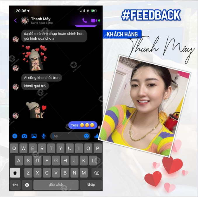 KHỞI ĐỘNG NGÀY MỚI VỚI FEEDBACK SIÊU ĐÁNG YÊU ĐẾN TỪ CHỊ KHÁCH HÀNG