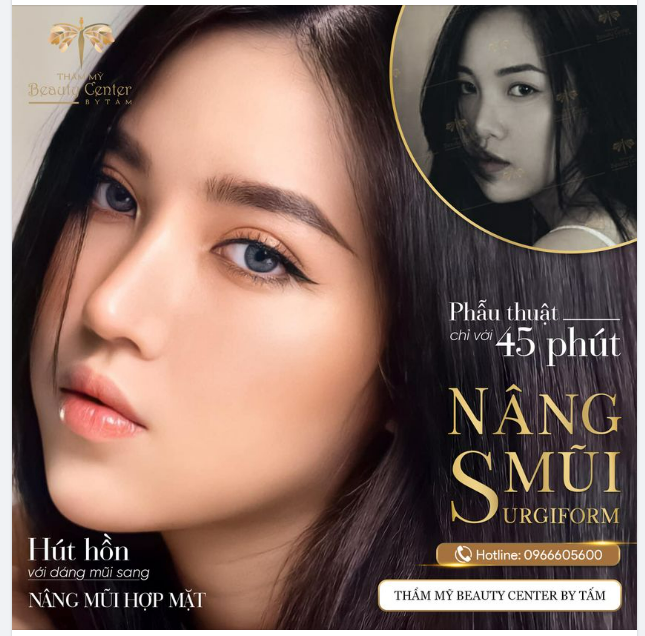 Nâng mũi Surgiform - phương pháp tính toán đến tỷ lệ cân bằng trên gương mặt của mỗi cá nhân để tạo dáng mũi hài hòa, phù hợp nhất.