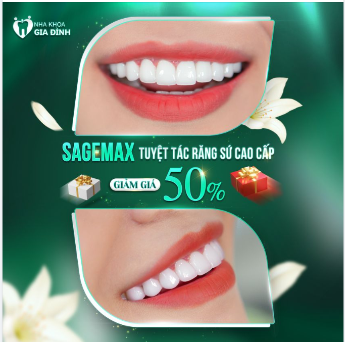 RĂNG SỨ SAGEMAG – TRẮNG TRONG TỰ NHIÊN – FORM RĂNG HOÀN HẢO