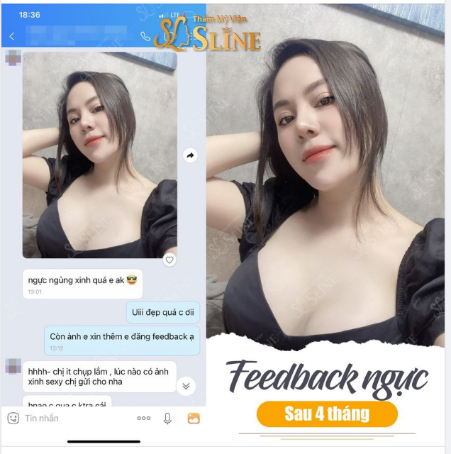 Sau 4 tháng ngực đẹp như thế này rồi đây.