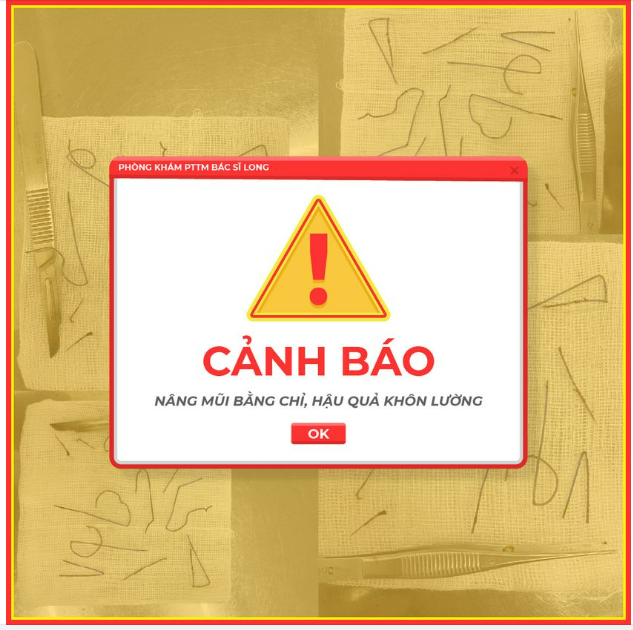TẠI SAO BÁC SĨ KHUYẾN CÁO KHÔNG NÊN NÂNG MŨI BẰNG CHỈ