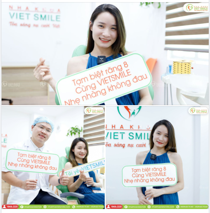 TRẢI NGHIỆM NHỔ RĂNG KHÔN KHÔNG ĐAU TẠI VIET SMILE