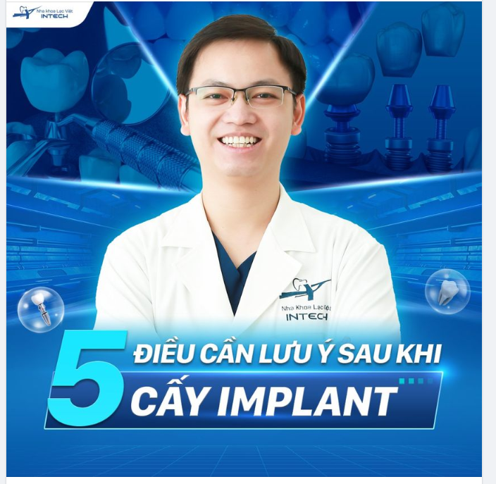 5 ĐIỀU CẦN LƯU Ý SAU KHI CẤY GHÉP IMPLANT
