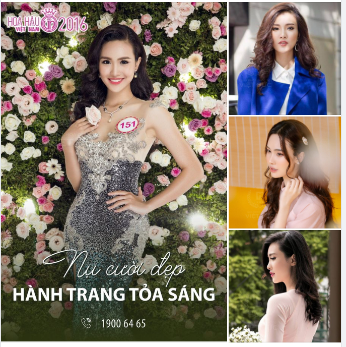 BÍ MẬT NỤ CƯỜI TOP 10 HOA HẬU HOÀN VIỆT NAM