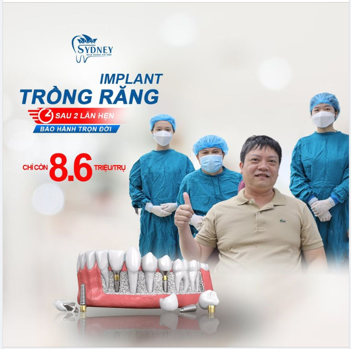CẤY GHÉP RĂNG HIỆU QUẢ NHẤT
