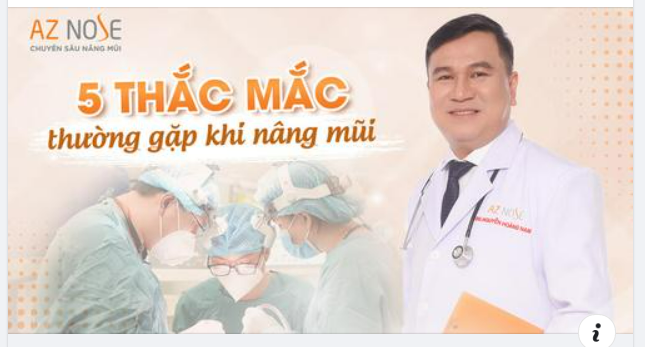 Giải đáp 5 thắc mắc thường gặp về phẫu thuật nâng mũi