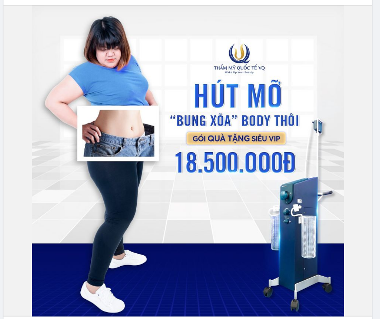 Giảm mỡ bụng thần tốc, muốn AN TOÀN và HIỆU QUẢ - Nhất định phải chọn Công nghệ hút mỡ Body Jet Extra - Trọn gói chỉ 39,9tr.