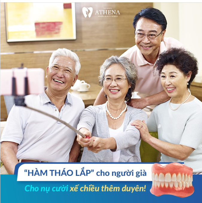HÀM THÁO LẮP CHO NGƯỜI GIÀ