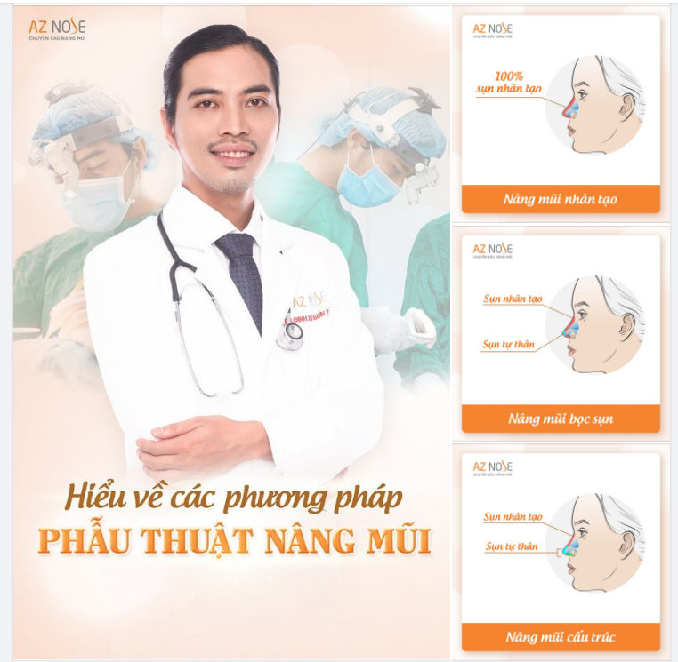 HIỂU VỀ CÁC PHƯƠNG PHÁP PHẪU THUẬT NÂNG MŨI