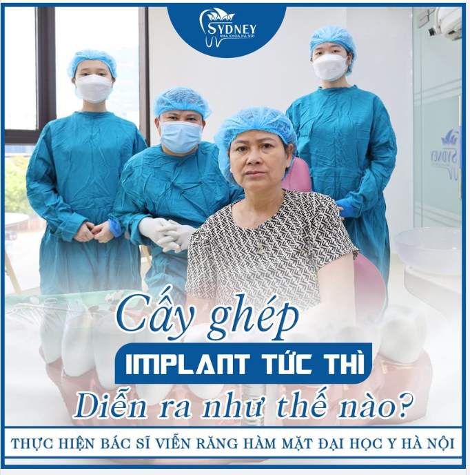 KỸ THUẬT CẤY GHÉP IMPLANT TỨC THÌ