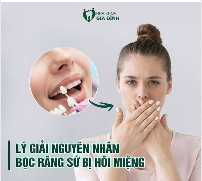 LÝ GIẢI NGUYÊN NHÂN BỌC RĂNG SỨ BỊ HÔI MIỆNG