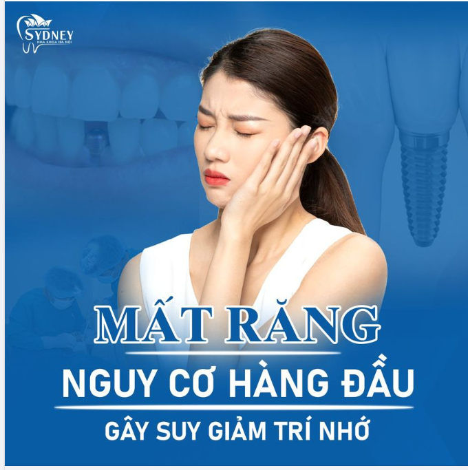 MẤT RĂNG - NGUY CƠ HÀNG ĐẦU GÂY SUY GIẢM TRÍ NHỚ